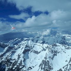 Flugwegposition um 13:54:33: Aufgenommen in der Nähe von Innsbruck, Österreich in 2963 Meter